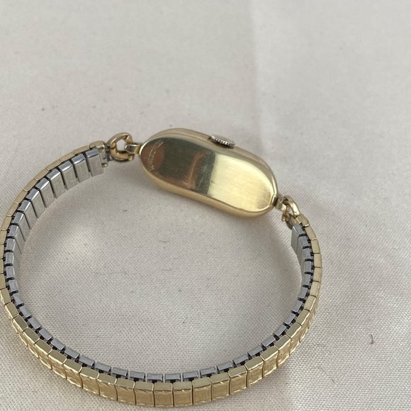 Vintage Gruen Curvex 17 Jewel 1941 Art Deco Ladies Watch 14K Gold Filled - Picture 5 of 11